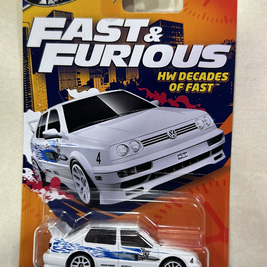 Hot Wheels Fast & Furious HNR88 Volkswagen Jetta MK3 4/5 HW Decades of Fast 1