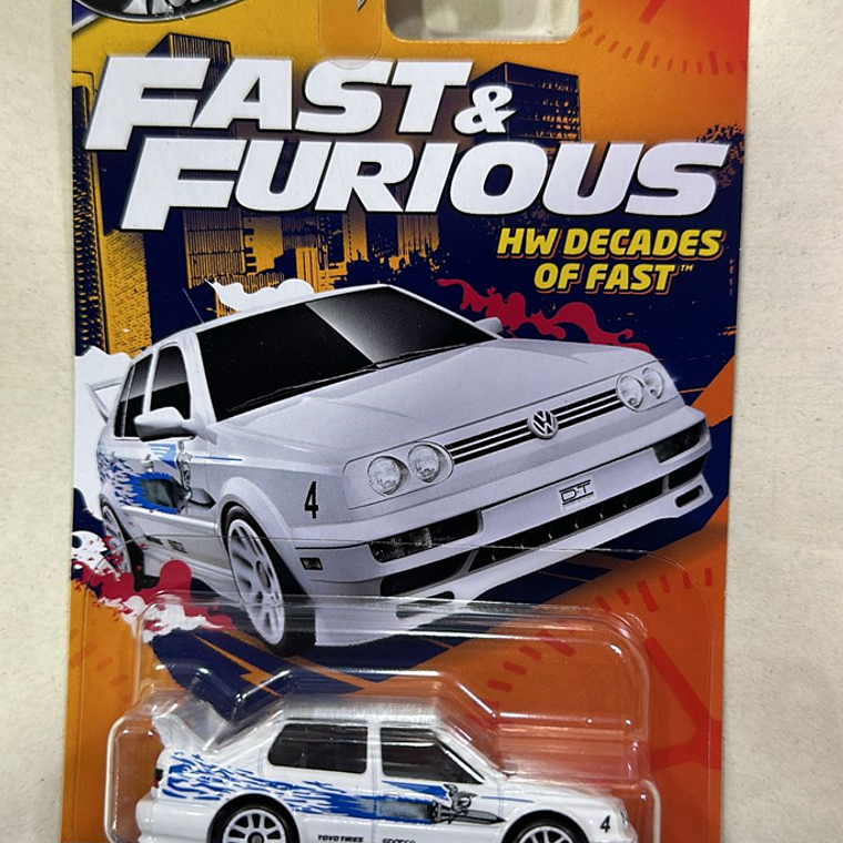 Hot Wheels Fast & Furious HNR88 Volkswagen Jetta MK3 4/5 HW Decades of Fast 1