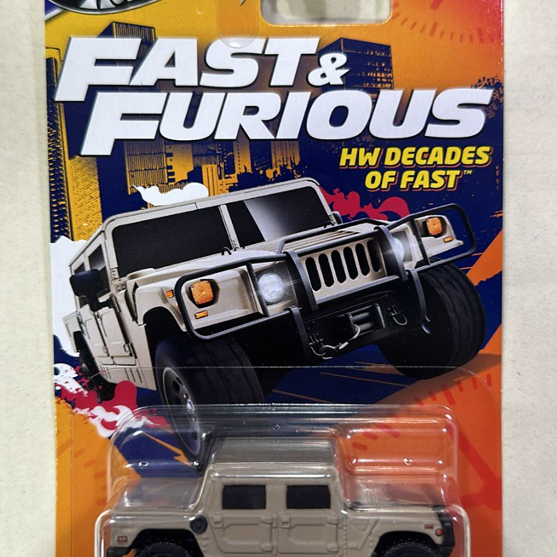 Hot Wheels FAST & FURIOUS   HNR88  HUMMER H1 5/5 HW  DECADES OF FAST 1