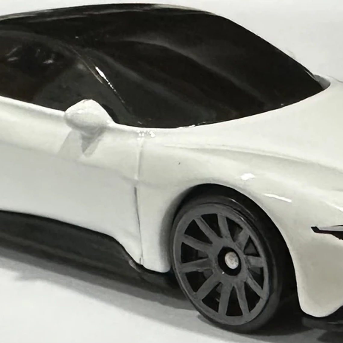 Hot Wheels DeLorean Alpha5 HTB84 HW Green Speed 85/250 2