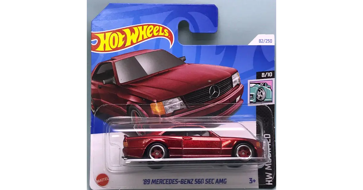 Hot Wheels '89 Mercedes-Benz 560 SEC AMG HTF33 HW Modified