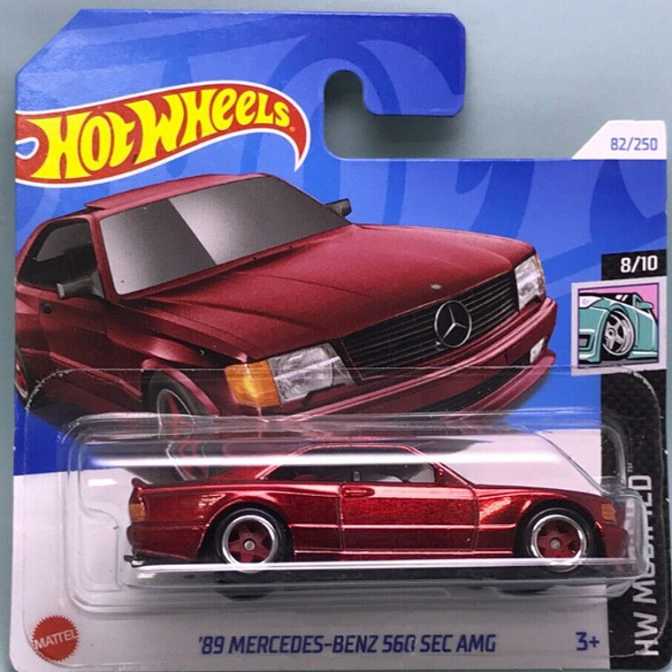 Hot Wheels  '89 Mercedes-Benz 560 SEC AMG HTF33 HW Modified 82/250 1