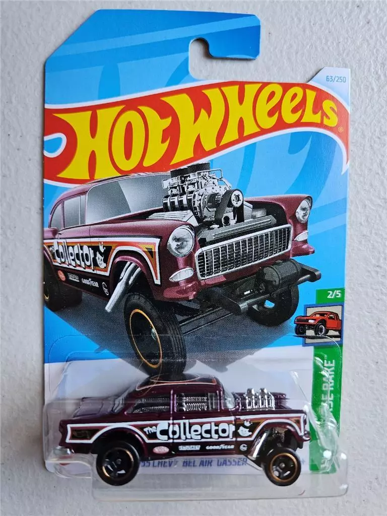 Hot Wheels '55 Chevy Bel Air Gasser HTD02 HW Reverse Rake 63