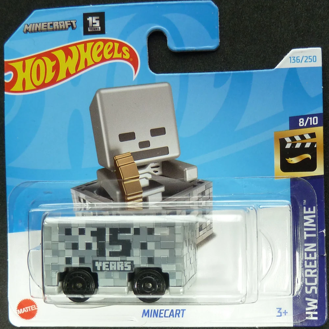 Hot Wheels Minecart HTB38 HW Screen Time 136/250 1