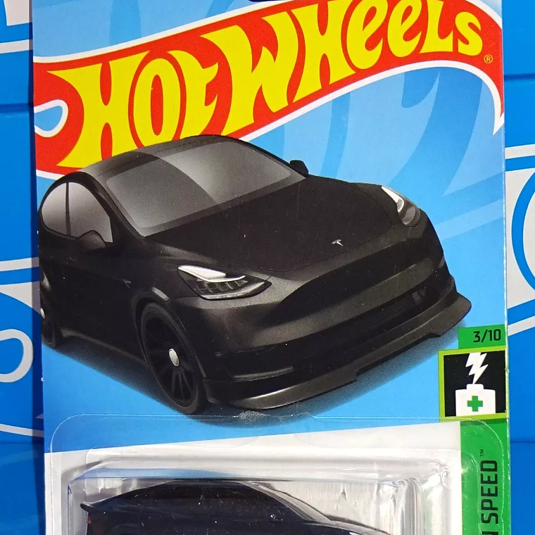 Hot Wheels Tesla Model Y HTC93 HW Green Speed 15/250 1
