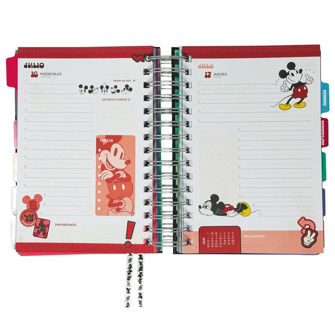 Agenda 14x20 DxP Mickey & Friends 2025 2
