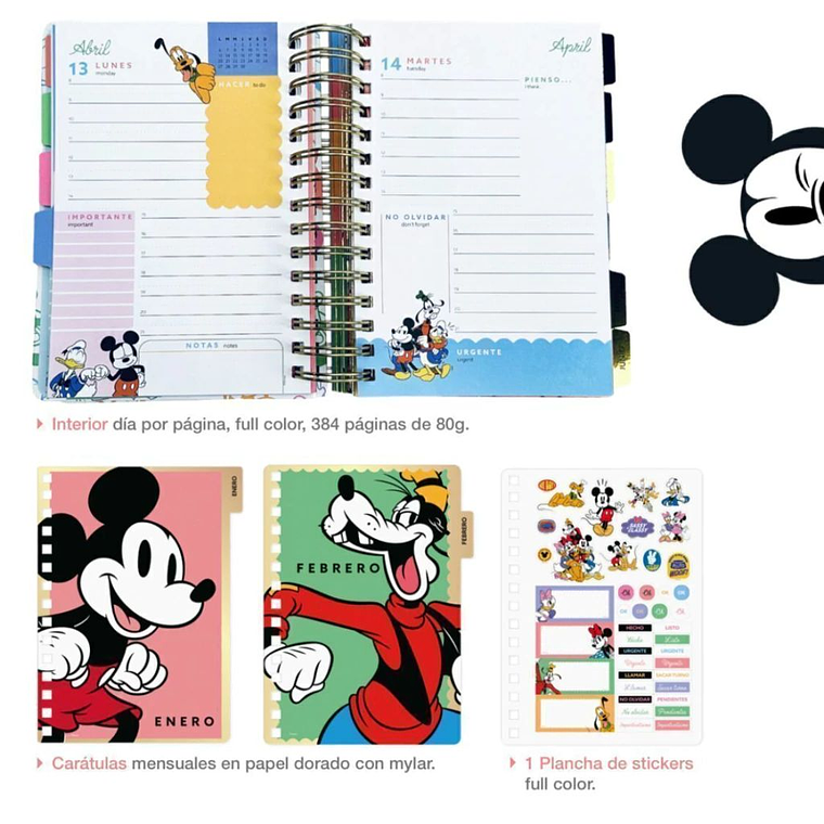 Agenda Mickey & Friends 2026 2