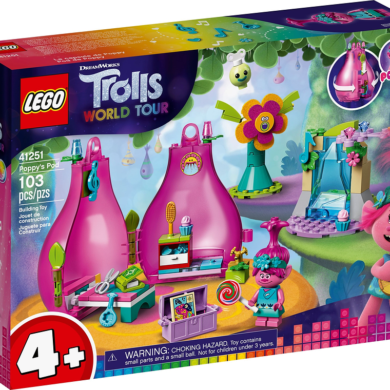 Lego 41251  Trolls World Tour Vaina De Poppy 1