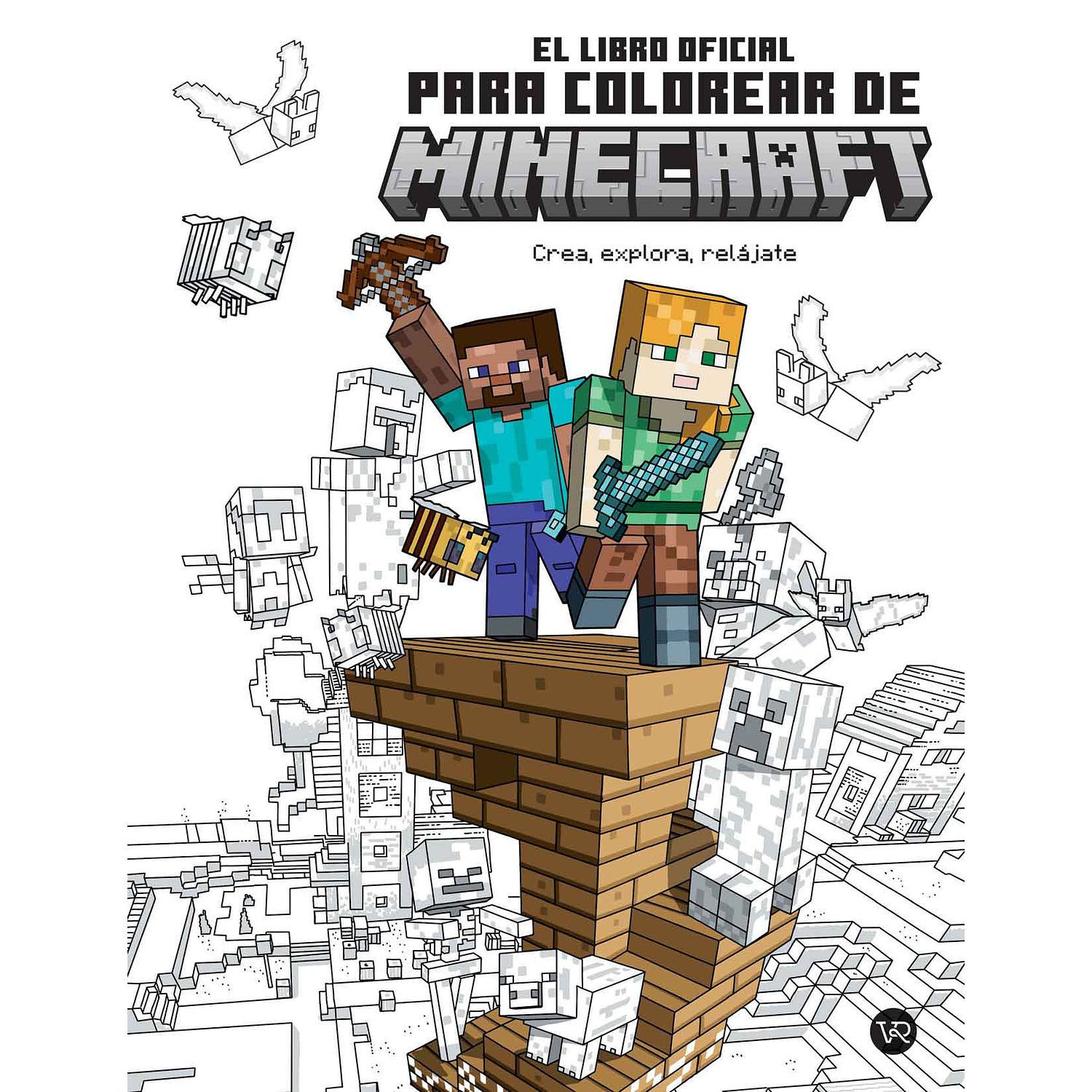 El Libro Oficial Para Colorear De Minecraft