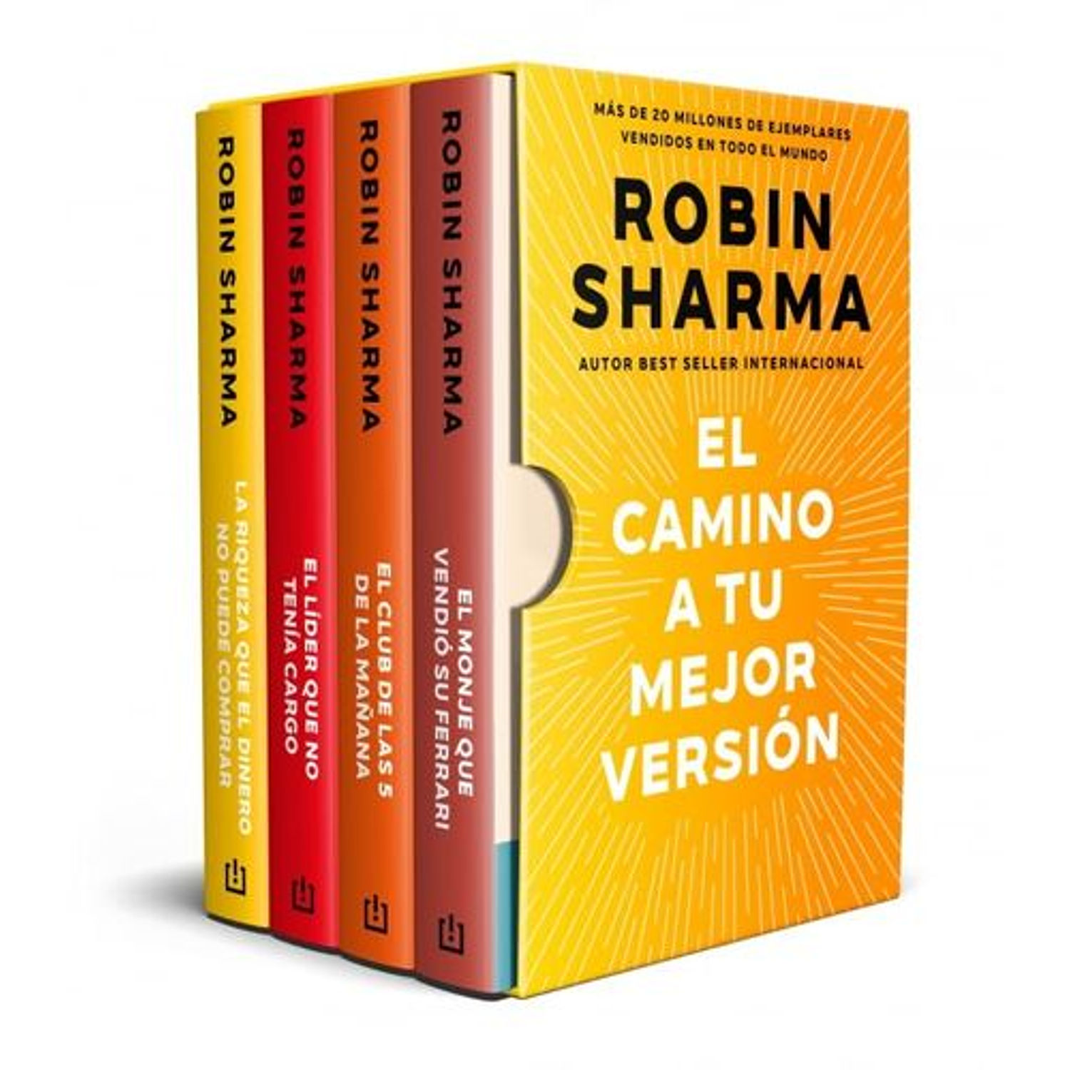 Estuche El Camino A Tu Mejor Versión (La Riqueza Que El Dinero No Puede Comprar | El Líder Que No Tenía Cargo | El Club De Las 5 De La Mañana | El Monje Que Vendió Su Ferrari)