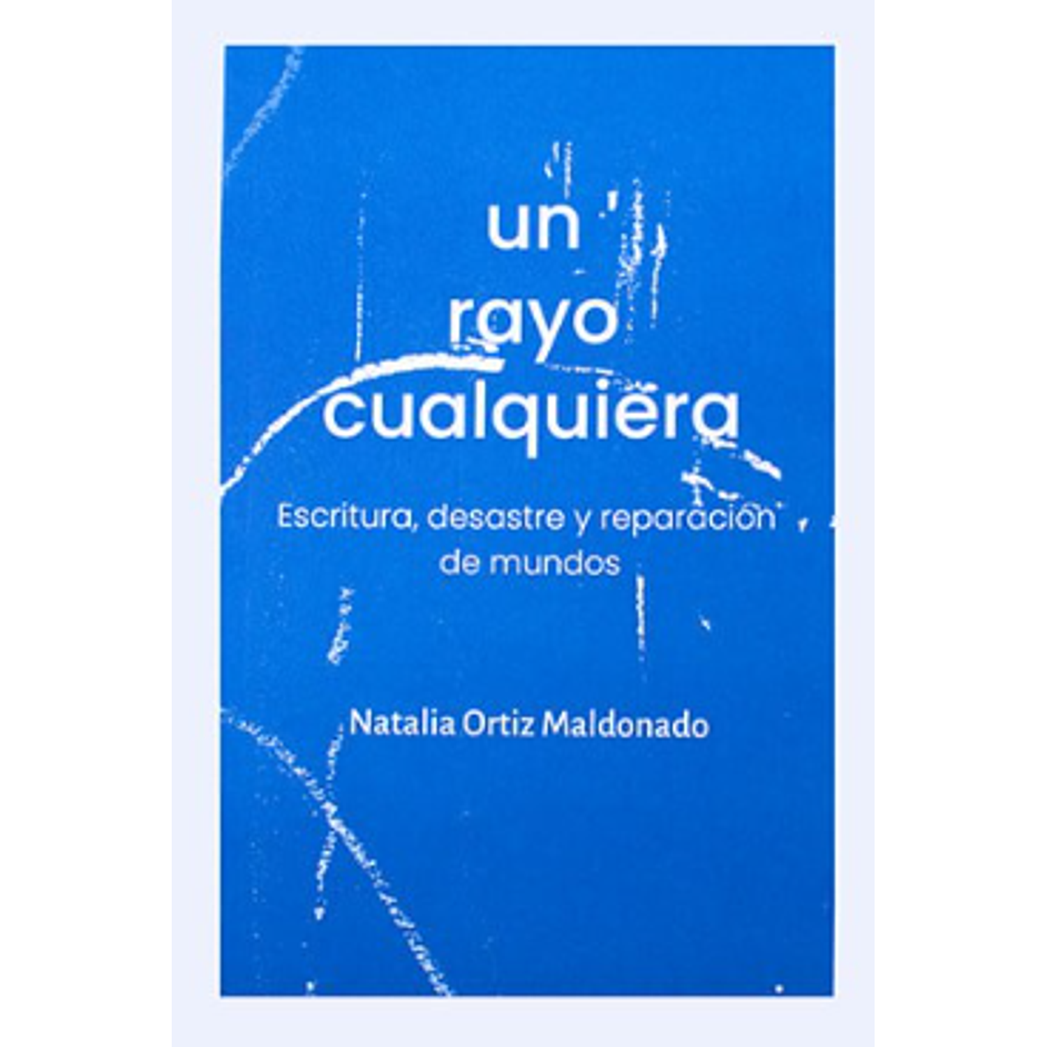 Un Rayo Cualquiera - Escritura, Desastre Y Reparación De Mundos 