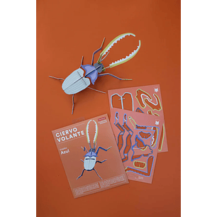 Armable Ciervo Volante Azul