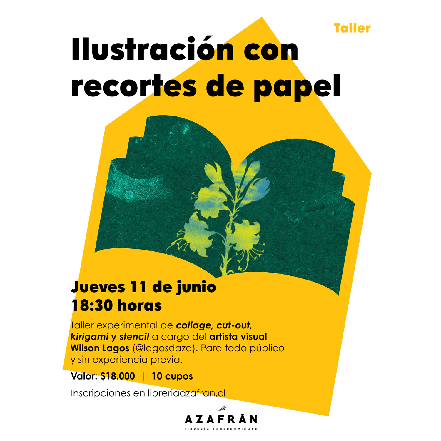 Ilustración Con Recortes De Papel (Técnicas Cut Out + Kirigami + Stencil)