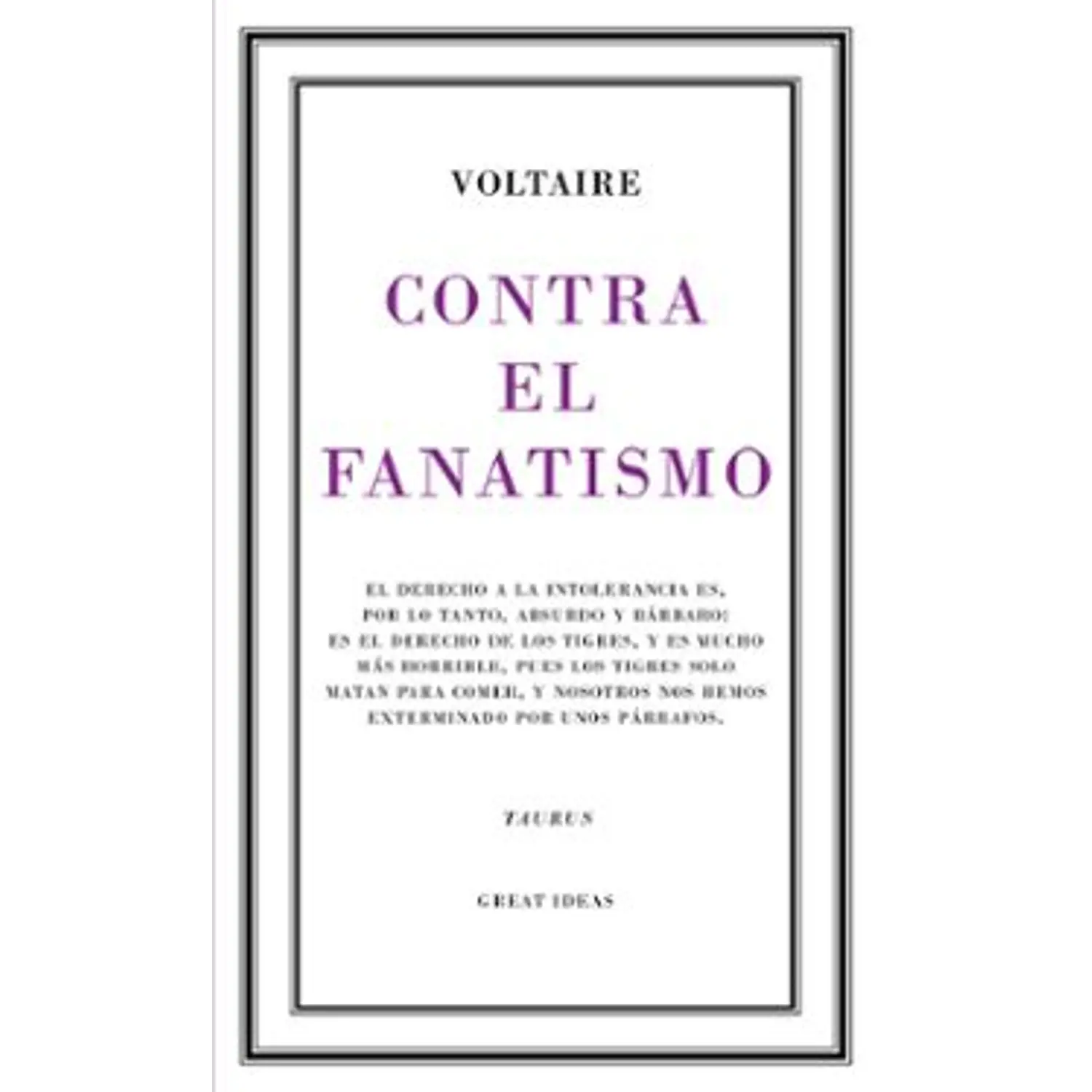 Contra El Fanatismo 