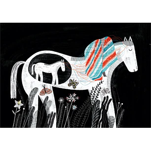 Ilustración Digital Libro De Las Preguntas (Caballo) 40 X 50