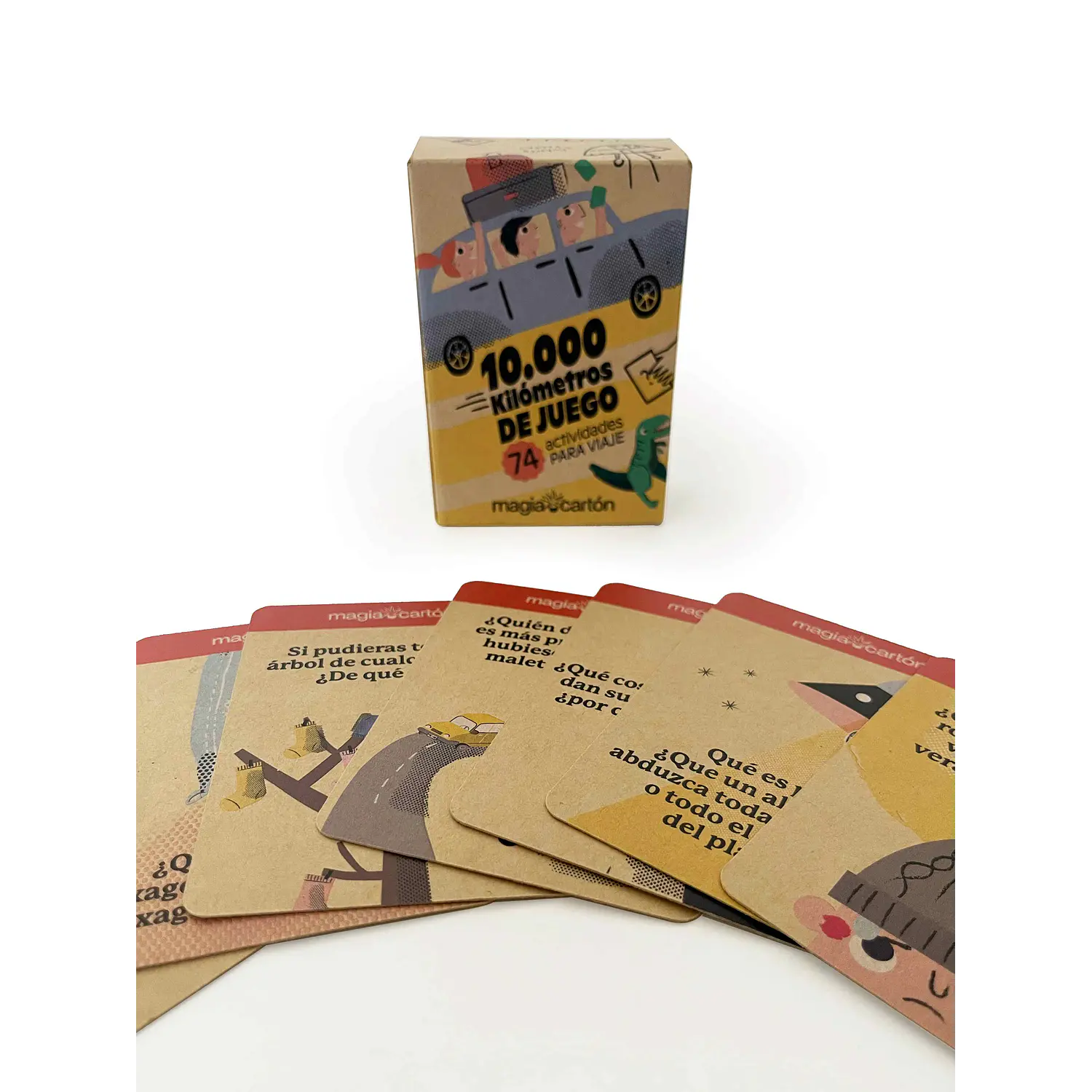 10.000 Kilómetros De Juego Cartas Para Viaje