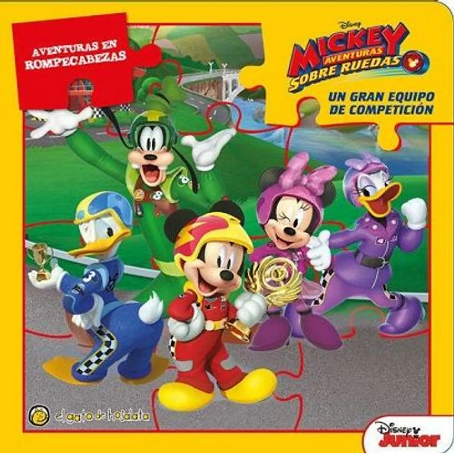Rompecabezas Mickey- Un Gran Equipo De Competición