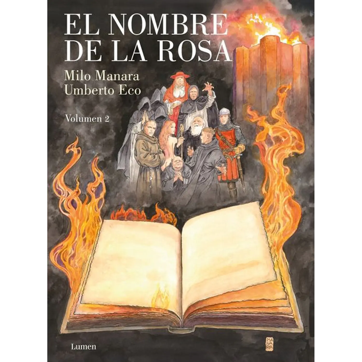 El Nombre De La Rosa. La Novela Gráfica Vol 2