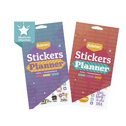 BLOCK STICKERS PLANNER ADETEC 155 stickers