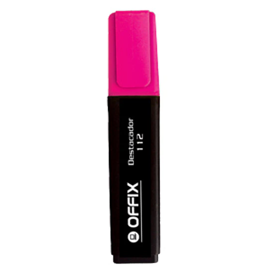 DESTACADOR OFFIX ROSADO 