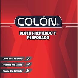 BLOCK PREPICADO OFICIO 7mm COLON