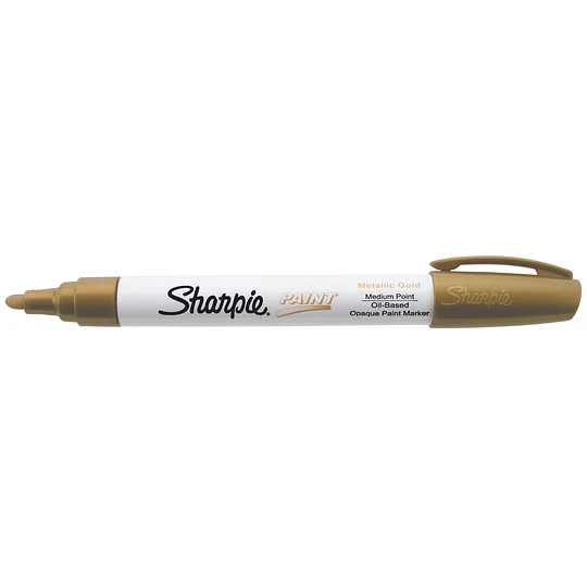 PLUMON SHARPIE P/METAL PAINT DORADO