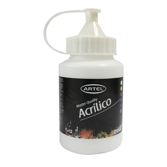 PINTURA ACRILICA 250 ml  BLANCO TITANIO 112 ARTEL 