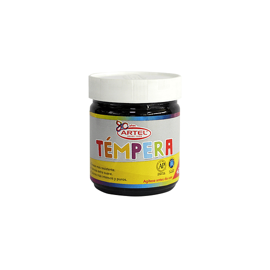 TEMPERA FCO. 100ml NEGRO n°21 ARTEL