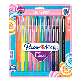 BOLIGRAFO FLAIR CANDY PAPER MATE 24 col 