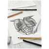 CAJA LAPICES GRAFITO SKETCH CHARCOAL FABER 