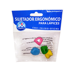 ASIDERO CORRECTOR ESCRITURA P/LAPIZ 4 un. JM IMPOR