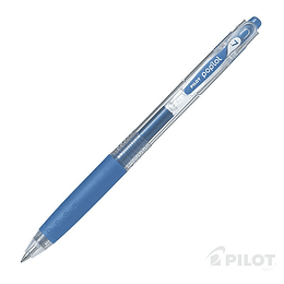 BOLIGRAFO GEL POPLOL 07 AZUL METAL PILOT