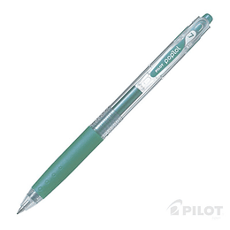 BOLIGRAFO GEL POPLOL 07 VERDE METAL PILOT