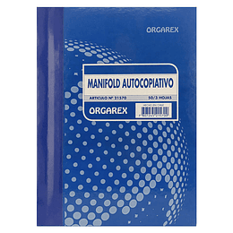 MANIFOLD AUTOCOPIATIVO TRIPL.50/3 ORGAREX 21570