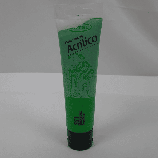 ACRILICO TUBO 100 ml 551 VERDE CLARO ARTEL