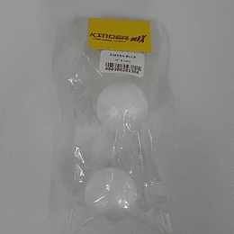 PELOTA PLUMAVIT 4 cm. set 2 un