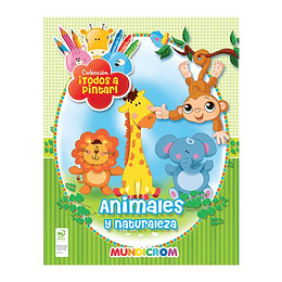 COLEC TODOS A PINTAR ANIMALES Y NATURALEZAS