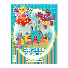 COLEC TODOS A PINTAR CASTILLOS Y DRAGONES MUNDICRO