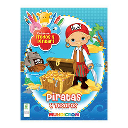 COLEC TODOS A PINTAR PIRATAS Y TESOROS