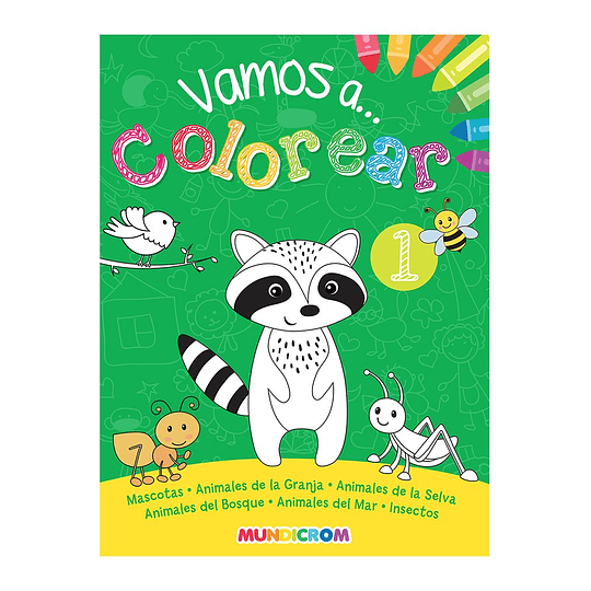 LIBRO VAMOS A COLOREAR 1  MUNDICROM