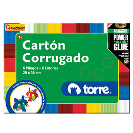 CARPETA MICROCORRUGADO 6 COLOR. TORRE
