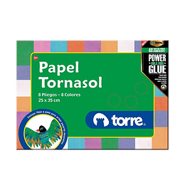 CARPETA PAPEL TORNASOL 8hjs TORRE 