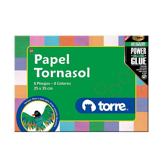 CARPETA PAPEL TORNASOL 8hjs TORRE 