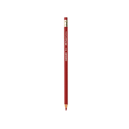 LAPIZ CHEQUEO TRIANG. ROJO FABER 3109T