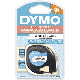 CINTA ROTULADORA DYMO DIGITAL BLANCO 12mm x 4 mt