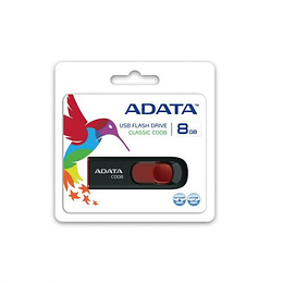 PENDRIVE ADATA C008 8GB BLACK RED