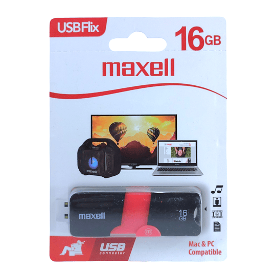 PENDRIVE MAXELL 16GB USBFLIX