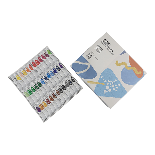 CAJA PINTURA ACRILICA 36 col MARIES