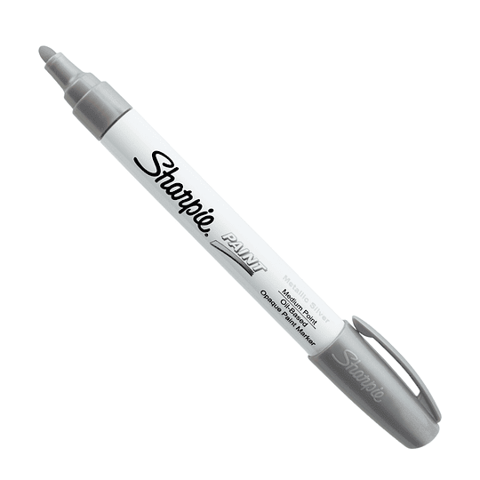 PLUMON SHARPIE P/METAL PAINT PLATA