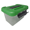 CAJA PLASTICA C/GANCHO LATERAL ASA SUPERIOR 30x18x